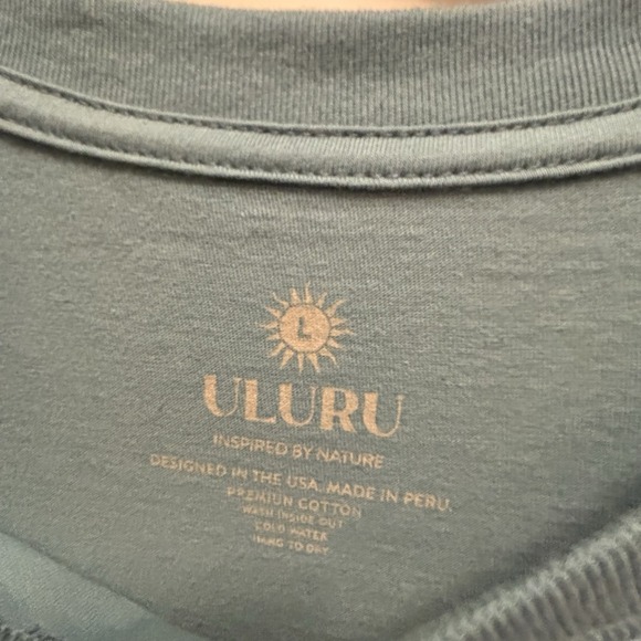 Uluru Shirt Men Large Blue Ski School Dropout Inspired By Nature Premium Cotton - Picture 3 of 8